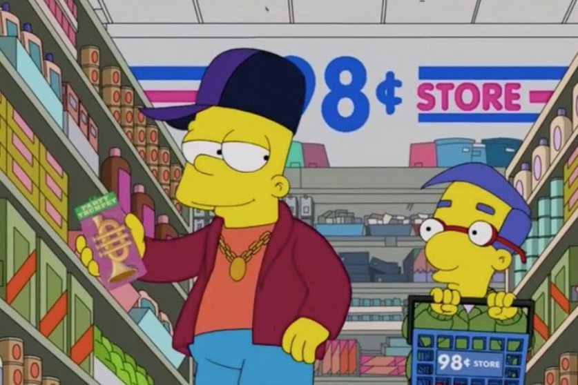 Bart Simpson versiona a Drake