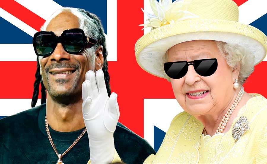 Snoop Dogg y la Reina Isabel II