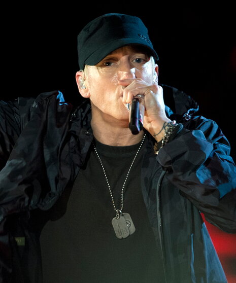 Eminem performs during The Concert for Valor in Washington, D.C. Nov. 11, 2014. DoD News photo by EJ Hersom