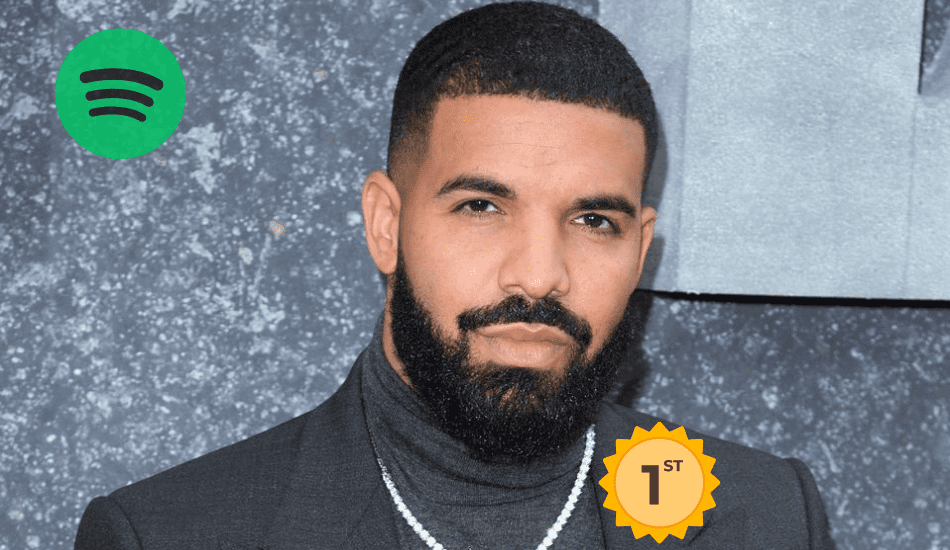Drake supera el récord mensual de oyentes en Spotify de un rapero
