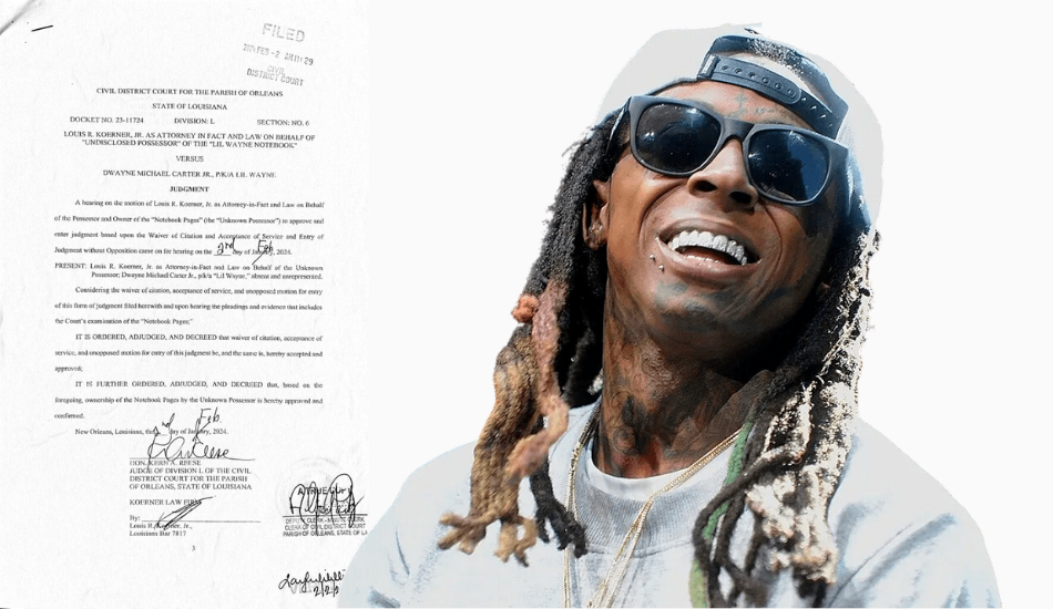 Lil Wayne y sus letras a la venta